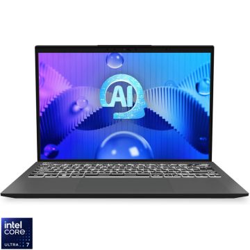 Laptop MSI 13.3'' Prestige 13 AI Evo A1MG, 2.8K OLED, Procesor Intel® Core™ Ultra 7 155H (24M Cache, up to 4.80 GHz), 32GB DDR5, 1TB SSD, Intel Arc, Win 11 Pro, Stellar Gray