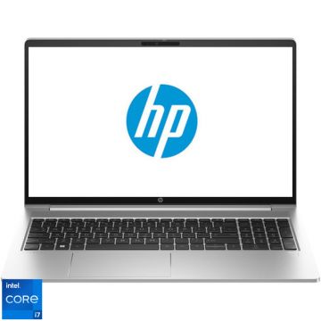 Laptop HP 15.6'' ProBook 450 G10, FHD IPS Touch, Procesor Intel® Core™ i7-1355U (12M Cache, up to 5.00 GHz), 32GB DDR4, 1TB SSD, Intel Iris Xe, Free DOS, Silver