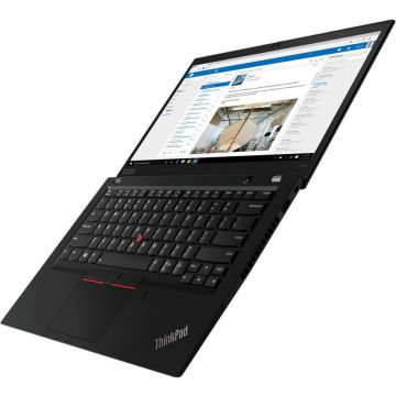 Laptop Refurbished ThinkPad T490S Intel Core i5-8265U 1.60 GHz up to 3.90GHz 8GB DDR4 256GB NVME SSD 14 inch FHD Webcam