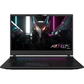 Laptop Gaming GIGABYTE AORUS 7 9SF, (Procesor Intel® Core™ i5-12500H (18M Cache, up to 4.50 GHz) 17.3inch FHD 300Hz, 16GB, 512GB SSD, nVidia GeForce RTX 4070 @8GB, Negru)