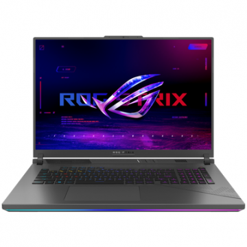 Asus Laptop Gaming Asus ROG Strix G18, Intel Core i9-14900HX, 18 WQXGA, RAM 32GB, SSD 1TB, GeForce RTX 4070 8GB, Fara OS