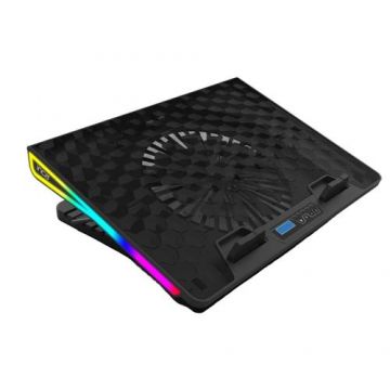 Cooler laptop Inca INC-608GMS, 400x290x40mm, 2xUSB (Negru)