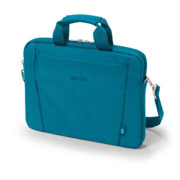 Dicota Geanta laptop Eco Slim Case Base, Dicota, Poliester, 13-14.1, Albastru