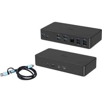 I-TEC Statie de andocare, I-TEC, USB 3.0 USB-C Thunderbolt 3 Professional Dual Display 4K Generatia 2 + Putere de livrare 100W