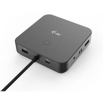 I-TEC Statie de andocare pentru Notebook, i-Tec, USB-C, HDMI Dual, 100W, Negru