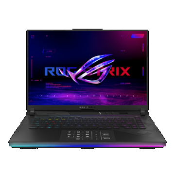 Laptop Gaming ASUS ROG Strix SCAR 16 G634JYR (Procesor Intel® Core™ i9-14900HX (36M Cache, up to 5.80 GHz), 16inch QHD+ 240Hz, 64GB, 2 x 1TB SSD, NVIDIA GeForce RTX 4090 @16GB, Win 11 Pro, Negru) + ROG BP4701 backpack + ROG Fusion II 300 + ROG Gladius II