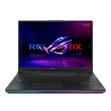 Laptop Gaming ASUS ROG Strix SCAR G834JZR (Procesor Intel® Core™ i9-14900HX (36M Cache, up to 5.80 GHz), 18inch QHD+ 240Hz, 64GB DDR5, 1TB SSD, NVIDIA GeForce RTX 4080 @12GB, DLSS 3.0, Negru) + ROG BP4701 backpack + ROG Fusion II 300 + ROG Gladius III