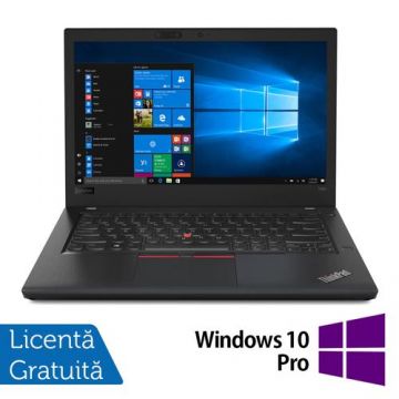 Laptop Refurbished LENOVO ThinkPad T480, Intel Core i5-8250U 1.60 - 3.40GHz, 8GB DDR4, 256GB SSD, 14 Inch Full HD, Webcam + Windows 10 Pro