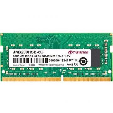 Memorie notebook Transcend, 8GB, DDR4, 3200MHz, Verde