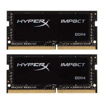 Memorii Laptop Kingston HyperX Impact, 32GB(2x16GB), DDR4, 2666MHz, CL16, 1.2v, Dual Channel Kit
