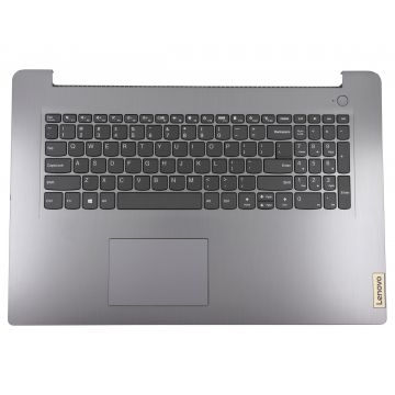 Tastatura Lenovo AP21N000510 Gri cu Palmrest Gri si TouchPad iluminata backlit