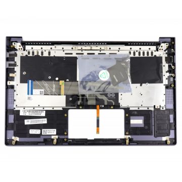 Tastatura Lenovo Yoga Slim 7-14IIL05 Type 82A1 Gri cu Palmrest Gri iluminata backlit