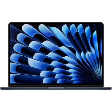 Laptop MacBook Air 15.3 inch Retina M3 8GB 256GB SSD macOS Sonoma Midnight