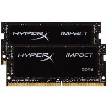 Memorie laptop HyperX Impact 32GB (2x16GB) DDR4 2666MHz CL16 Dual Channel Kit