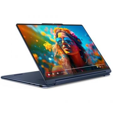 Laptop 2in1 Lenovo Yoga 9 14IMH9 (Procesor Intel® Core™ Ultra 7 155H (24M Cache, up to 4.80 GHz) 14inch 2.8K OLED 120Hz Touch, 32GB, 1TB SSD, Intel Arc, Win 11 Home, Albastru)