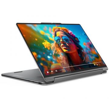 Laptop 2in1 Lenovo Yoga 9 14IMH9 (Procesor Intel® Core™ Ultra 7 155H (24M Cache, up to 4.80 GHz) 14inch 2.8K OLED 120Hz Touch, 32GB, 1TB SSD, Intel Arc, Win 11 Home, Gri)