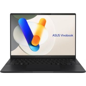 Laptop ASUS VivoBook S 14 OLED M5406NA (Procesor AMD Ryzen™ 5 7535HS (16M Cache, up to 4.55 GHz) 14inch FHD+, 16GB, 512GB SSD, AMD Radeon 660M Graphics, Negru)