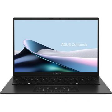 Laptop ASUS Zenbook 14 OLED UM3406HA (Procesor AMD Ryzen™ 7 8840HS (16M Cache, up to 5.10 GHz), 14inch WUXGA, 16GB LPDDR5X, 1TB SSD, AMD Radeon™ 780M Graphics, Win 11 Pro, Negru)