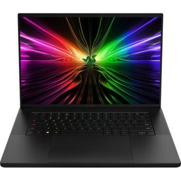 Laptop Gaming Razer Blade 16 (Procesor Intel® Core™ i9-14900HX (36M Cache, up to 5.80 GHz), 16inch QHD+ OLED 240Hz, 16GB, 1TB SSD, NVIDIA GeForce RTX 4070 @8GB, DLSS 3.0, Win 11 Home, Negru)