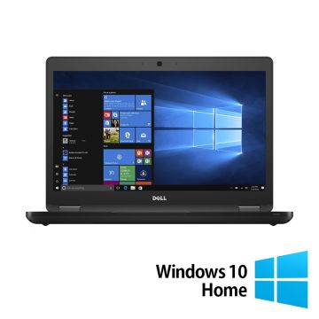 Laptop Refurbished DELL Latitude 5480, Intel Core i5-6300U 2.40GHz, 8GB DDR4, 256GB SSD, 14 Inch Full HD Touchscreen, Webcam + Windows 10 Home