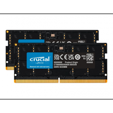 Memorii laptop Crucial, DDR5, 96 GB (2 x 48GB), 5600 MHz, CL46, Dual Channel