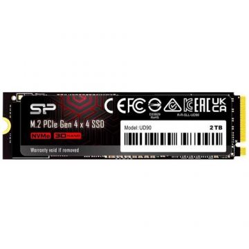 SSD Silicon Power UD90, 2000 GB, PCI Express 4.0, 3D NAND NVMe, M.2