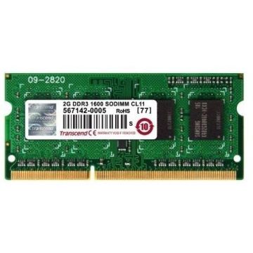 Transcend Transcend SODIMM, 2GB, 1600MHz, DDR3, CL11