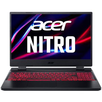 Acer Laptop Gaming Acer Nitro 5 AN515-58, Intel Core i7-12650H, 15.6 inch FHD, 16GB RAM, 512GB SSD, nVidia RTX 3050 4GB, Free DOS, Negru