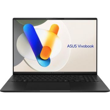 Asus Laptop Asus Vivobook S S5606MA, Intel Core Ultra 5 125H, 16 inch 3.2K, 16GB RAM, 1TB SSD, Windows 11 Home, Negru