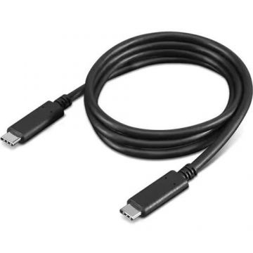 Cablu Lenovo USB-C la USB-C, 1m, Negru