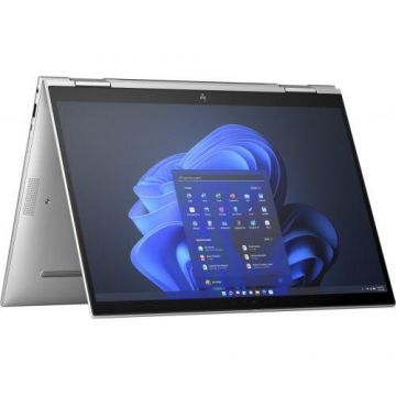 Laptop 2in1 HP Elite x360 1040 G10 (Procesor Intel® Core™ i7-1355U (12M Cache, up to 5.0 GHz), 14inch FHD+ Touch, 32GB, 1TB SSD, Intel® Iris Xe Graphics, 5G, Windows 11 Pro + HP Wolf Pro Security, Argintiu)