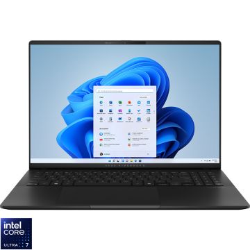 Laptop ASUS 16'' Vivobook S 16 OLED S5606MA, 3.2K 120Hz, Procesor Intel® Core™ Ultra 7 155H (24M Cache, up to 4.80 GHz), 16GB LPDDR5X, 1TB SSD, Intel Arc, Win 11 Home, Neutral Black