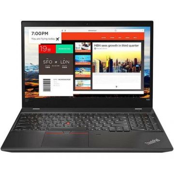 Laptop Refurbished Lenovo ThinkPad T580 Intel Core i7-8550U 1.80 GHz up to 4.00 GHz 16GB DDR4 512GB SSD 15.6 inch Webcam