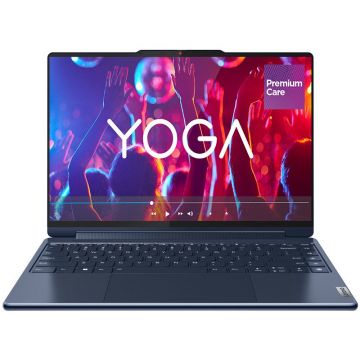 Lenovo Laptop Lenovo Yoga 9 2-in-1 14IMH9 cu procesor Intel® Core™ Ultra 7 155H pana la 4.8GHz, 14, 4K, OLED, 60Hz, Touch, 32GB LPDDR5x, 1TB SSD, Intel® Arc™ Graphics, Windows® 11 Pro, Cosmic Blue, 3y on-site, Premium Care