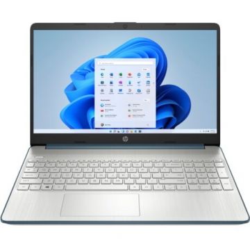 HP Laptop HP 15s-fq5008nq, 15.6 inch FHD, Intel Core i7-1255U, 16GB RAM, 512GB SSD, Free DOS, Albastru