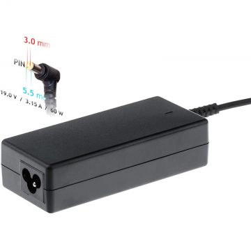 Incarcator laptop AK-ND-13 19V/3.16A 60W 5.5x3.0 mm + pin SAMSUNG