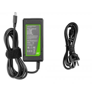 Incarcator Type-C 20V 2.25A 45W 3 metri compatibil cu smartphone, laptop, tableta, MacBook, iPhone, iPad - Power Supply Green Cell