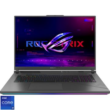Laptop ASUS Gaming 18'' ROG Strix G18 G814JIR, 2.5K 240Hz G-Sync, Procesor Intel® Core™ i9 14900HX (36M Cache, up to 5.80 GHz), 32GB DDR5, 1TB SSD, GeForce RTX 4070 8GB, No OS, Volt Green