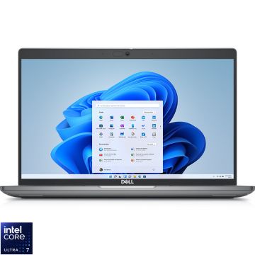Laptop DELL 14'' Latitude 5450, FHD, Procesor Intel® Core™ Ultra 7 165U (12M Cache, up to 4.90 GHz), 32GB DDR5, 512GB SSD, Intel Graphics, Win 11 Pro, 3Yr ProSupport