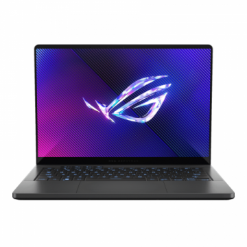 Laptop Gaming Asus ROG Zephyrus G14 GA403UI (Procesor AMD Ryzen 9 8945HS (16M Cache, up to 5.2 GHz), 14inch 3k OLED, 32GB LPDDR5X, 1TB SSD, NVIDIA GeForce RTX 4070 @8GB, Gri)