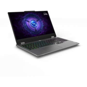 Laptop LOQ 15 FHD 15.6 inch Intel Core i5-12450HX 16GB 512GB SSD RTX 4050 Free Dos Luna Grey