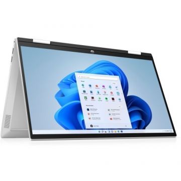 Laptop Pavilion x360 FHD 15.6 inch Intel Core i5-1235U 16GB 512GB SSD Windows 11 Home Silver