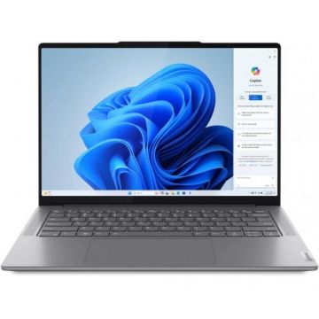 Lenovo Laptop Lenovo Yoga Pro 7 14IMH9, Intel Core Ultra 9 185H, 14.5 inch 3K Touch, 32GB RAM, 1TB SSD, Free DOS, Gri