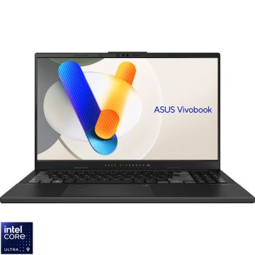 Laptop ASUS 15.6'' Vivobook Pro 15 OLED N6506MU, 3K 120Hz, Procesor Intel® Core™ Ultra 9 185H (24M Cache, up to 5.10 GHz), 24GB DDR5, 1TB SSD, GeForce RTX 4050 6GB, No OS, Earl Grey