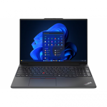 Laptop ThinkPad E16 Gen2 WUXGA 16 inch Intel Core Ultra 5 125U 16GB 512GB SSD Free Dos Black