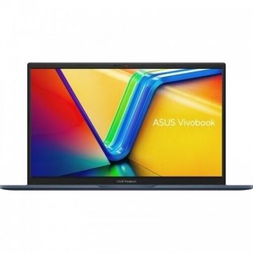 Asus Laptop ASUS 15.6'' Vivobook 15 X1504VA, FHD, Procesor Intel® Core™ i7-1355U (12M Cache, up to 5.00 GHz), 16GB DDR4, 1TB SSD, Intel Iris Xe, No OS, Albastru inchis