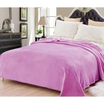 Patura Cocolino pentru 2 persoane, mov cu model, 200X230cm GR17
