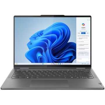 Laptop Yoga 7 2-in-1 14AHP9 AMD Ryzen 5 8640HS Hybrid 2-in-1 14inch Touchscreen WUXGA 16GB  512GB  Wi-Fi 6E (802.11ax) Windows 11 Home Gri