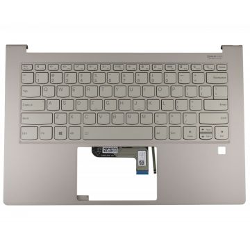 Tastatura Lenovo PK131KK5B00 Aurie cu Palmrest Auriu iluminata backlit