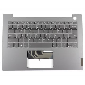 Tastatura Lenovo ThinkBook 14-IML Gri cu Palmrest Gri iluminata backlit